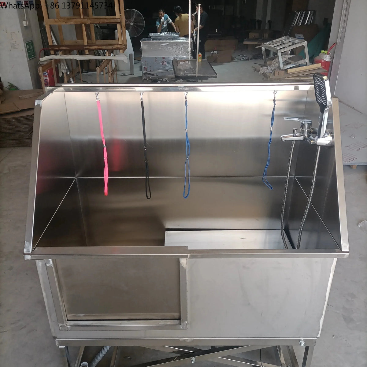 Eco-Friendly Stainless Steel Pet Grooming Tubs Salon Use for Dogs
