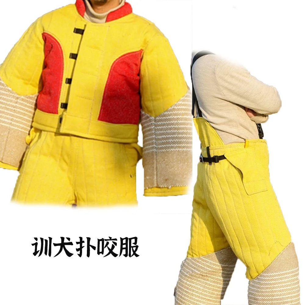 Dog training target suit thickened tear-resistant plus hemp sheet medium and large dog training bite suit