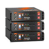 Humsienk 48V 100AH Server Rack LiFePO4 Battery 3U Size With Bluetooth 100A BMS 15000 Cycles For Inverter, RV, Vans, Solar Energy