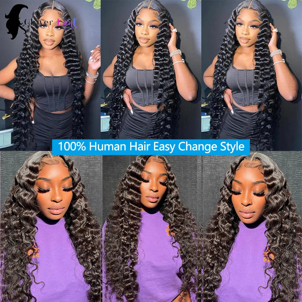 12A Deep Wave Bundles Human Hair Brazilian Remy 30 32 Inch Raw Curly