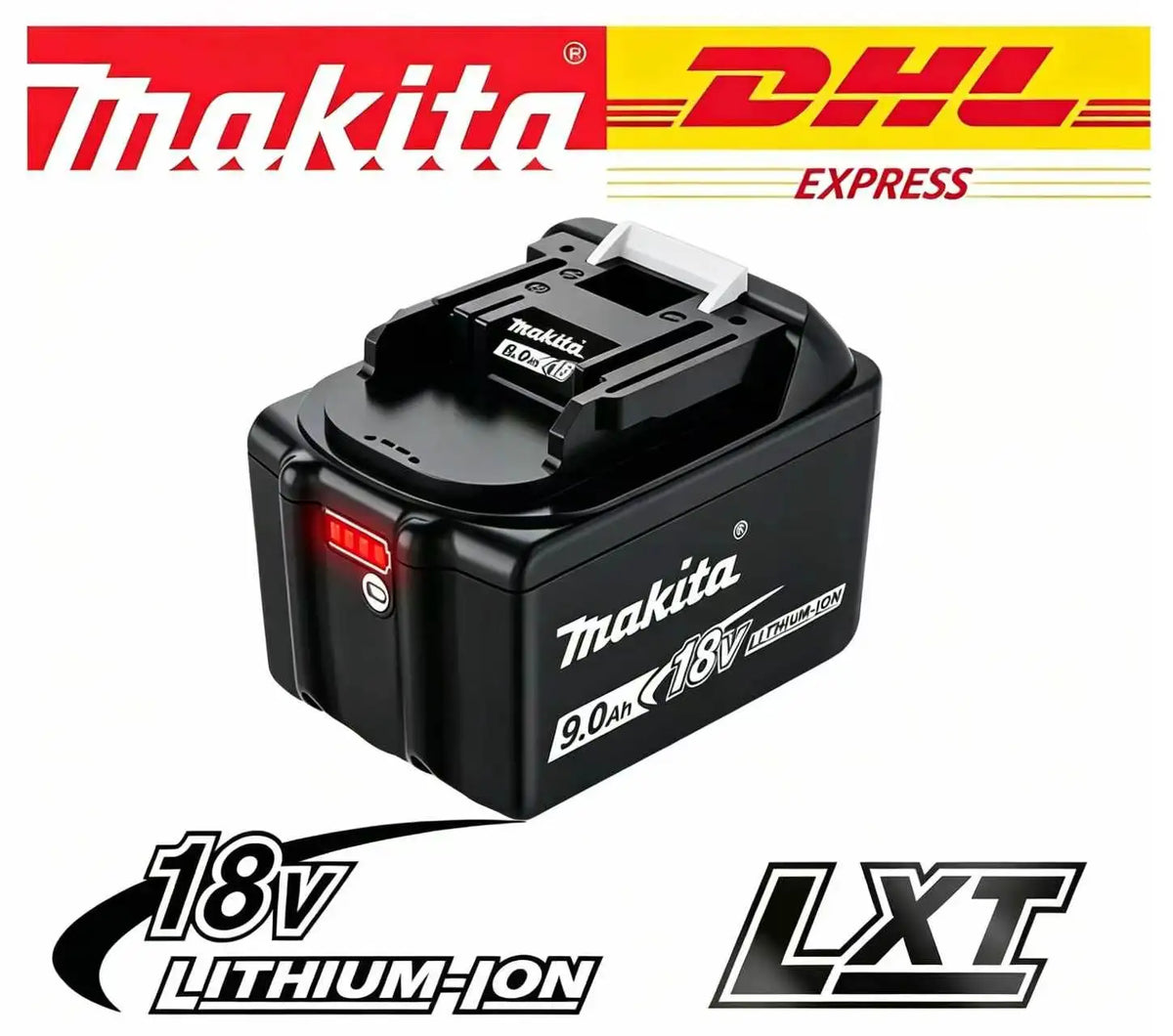 NEW Original Makita 18v 6Ah for Makita 18V Battery BL1830B BL1850B BL1850 BL1840 BL1860 BL1815 Replacement Lithium Battery