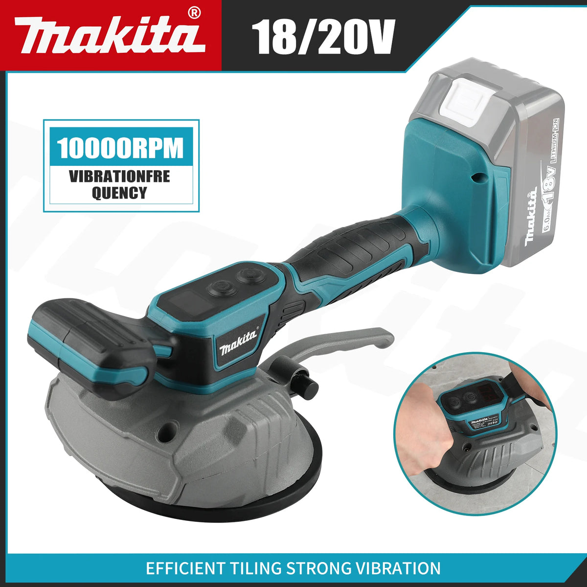 Makita M424 18V Tile Leveling Machine Thickened Suction Cup For Within 150cm Ceramic Marble Tile Paving Hand tools