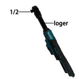Makita DWR180Z 18V LXT Cordless Ratchet Wrench 6.35mm Drive 800RPM 47.5 N·m Angle Wrench Socket Wrench Power Tools