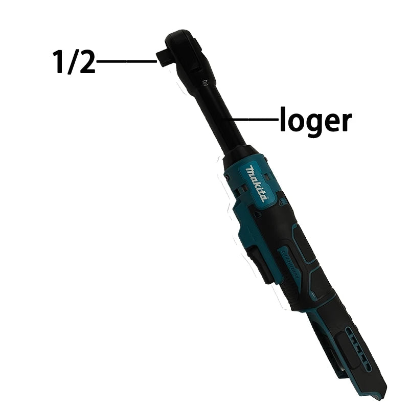 Makita DWR180Z 18V LXT Cordless Ratchet Wrench 6.35mm Drive 800RPM 47.5 N·m Angle Wrench Socket Wrench Power Tools