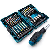 Makita E-25096 Ratchet Screwdriver Hexagonal Sleeve Screwdriver Bits 44PCS Set Tool Attachments