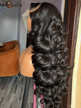 Melodie 13x6 13x4 Lace Frontal Wigs Body Wave Human Hair 28 34 40 Inches Waves Brazilian Human Hair 5x5 Glueless Wig