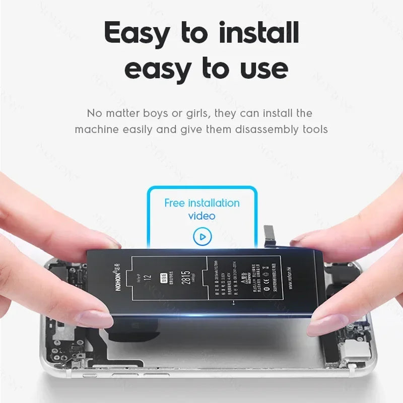 NOHON Replacement Battery for Black Shark 5 4 Pro 4S BlackShark 5Pro 4Pro BS10FA BS08FA Lithium Polymer Phone Batteries +Tools