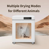 100L Foldable Pet Dog Dryer, 360° Efficient Automatic Quiet Box With Smart Temperature Control, Ideal For Cats Dogs