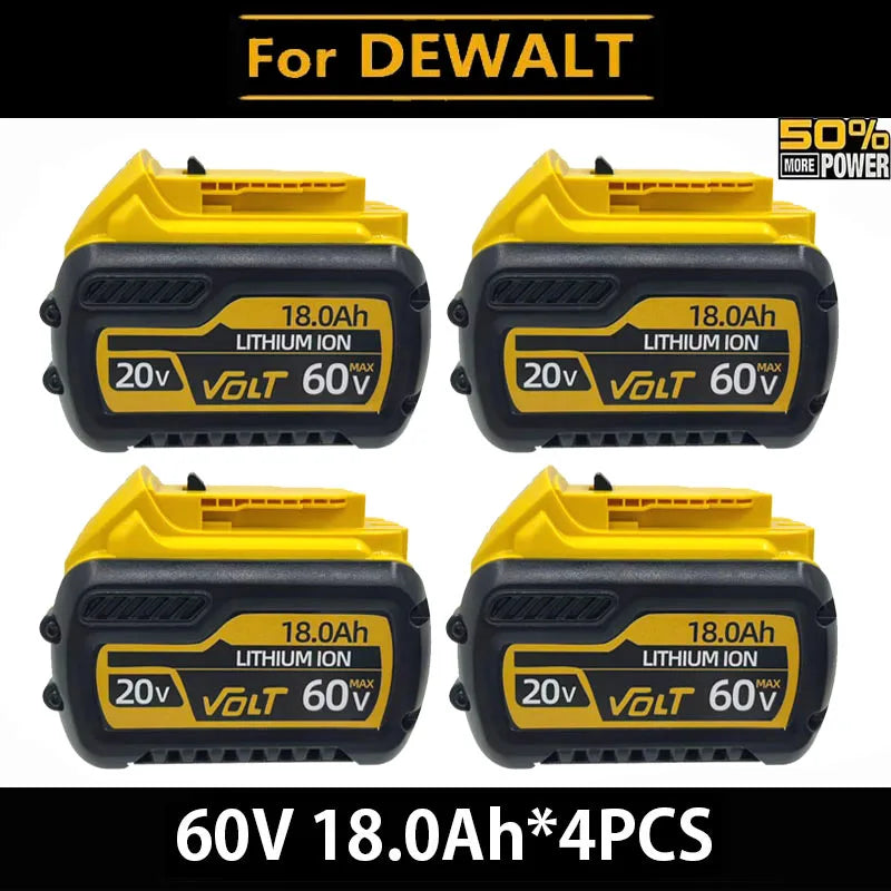 Compatible Replacement Battery For DeWalt 20V/60V 12Ah Lithium Battery Fit DCB200 DCB203 DCB204 DCB205 DCB206 Power Tools