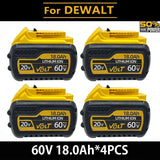 Compatible Replacement Battery For DeWalt 20V/60V 12Ah Lithium Battery Fit DCB200 DCB203 DCB204 DCB205 DCB206 Power Tools