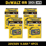 100% Genuine Dewalt 20V Battery, 2AH 5AH 6AH Rechargeable Lithium Ion Battery, Dewalt DCB200 Power Tool Replacement Battery
