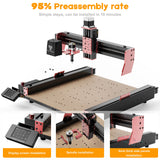 Twotrees TTC450 PRO Laser Milling Engraver Machine 4 AxisDIY Woodworking Cutting Screen UI Upgrade Support Switching Laser Mode