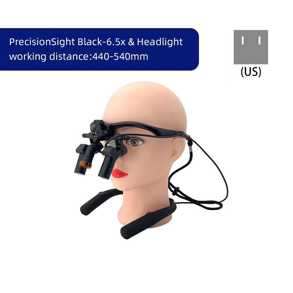 JINGT 3.5X/4.5/5.5X/6.5X Dental Loupes Headlight SET Wearing Glasses Magnifying The Mirror Oral Glass Surgery Hd Led Equipment