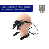 JINGT 3.5X/4.5/5.5X/6.5X Dental Loupes Headlight SET Wearing Glasses Magnifying The Mirror Oral Glass Surgery Hd Led Equipment