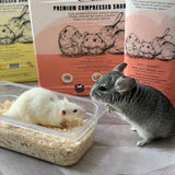 Emily Pets Sustainable Super Absorbent Small Animal Bedding Comfortable Soft Hamster Beds With Wood Sawdust