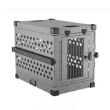 Customizable Kennel Crate Quality Assurance Aluminum Heavy-duty Folding Pet Cage Stackable Commercial Dog
