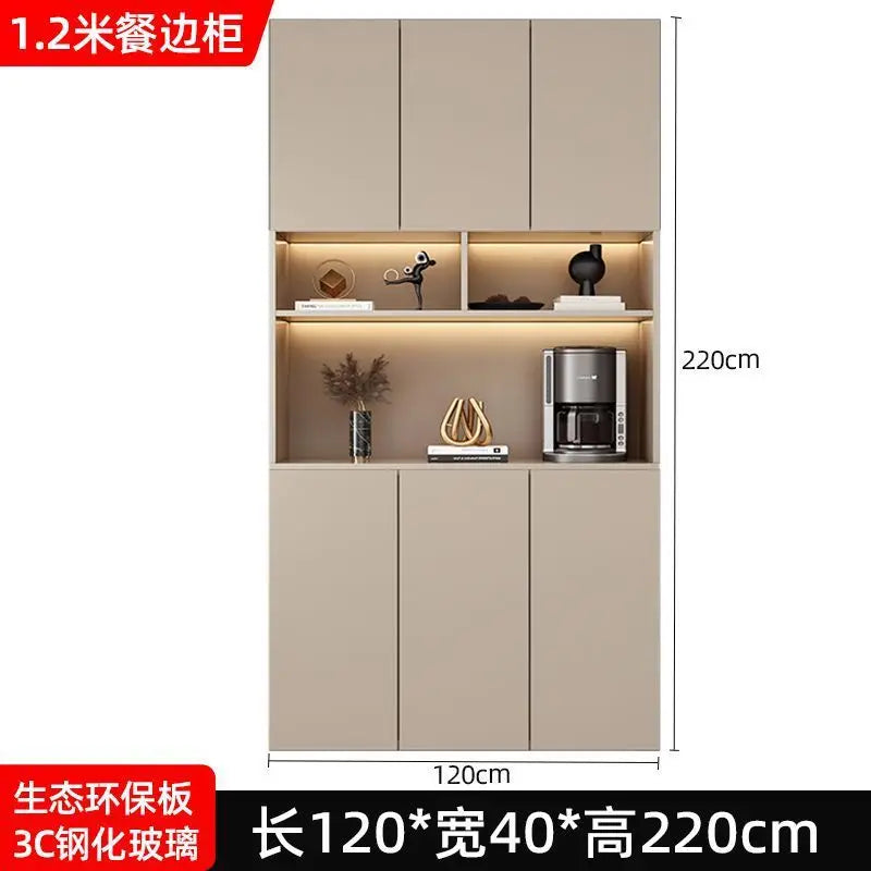 Solid wood wine  high cabinet, locker, integrated entrance cabinet against the wall,