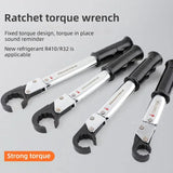 Ratchet Torque Wrench Apark Plug High Precision Open Type Wrench Set Air Conditioning Repair Tool Set ST-02L