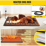 Heated Dog House Outdoor 59" Extra Large Insulated Dog Kennel with Heater or Winter,Waterproo Dog Cage or Large & Medium,Small D