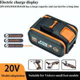 for worx 20V4.0/6.0/8.0/10.0Ah Lithium battery Rechargeable WA3553 WA3551 WA3553.1 WA3570 for All WORX Electric and Garden Tools