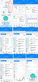 Smart 7S ~ 20S 16S 22S ANT BMS Lifepo4 Li-ion LTO Battery Protection Board 100A 300A 80A 220A Bluetooth APP 10S 13S 14S Balance