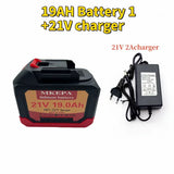 21V 11.0Ah/19.0Ah22.0Ah New Large Capacity Electric Tool Battery Replacement, Suitable for Makita Electric Screwdriver Drill