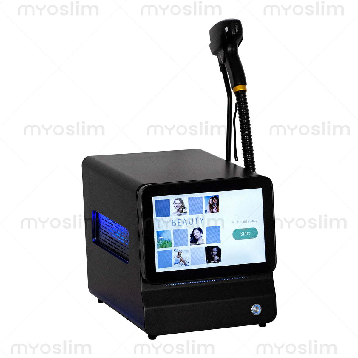 NEW 10 Bar 808NM Diode Laser Hair Removal Machine 4 Wavelength Customized 4000W High Power ICE Platinum Alexandrite Painless