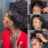 360 HD Full Lace Curly Wigs Human Hair Preplucked 13x6 13x4 Lace Frontal