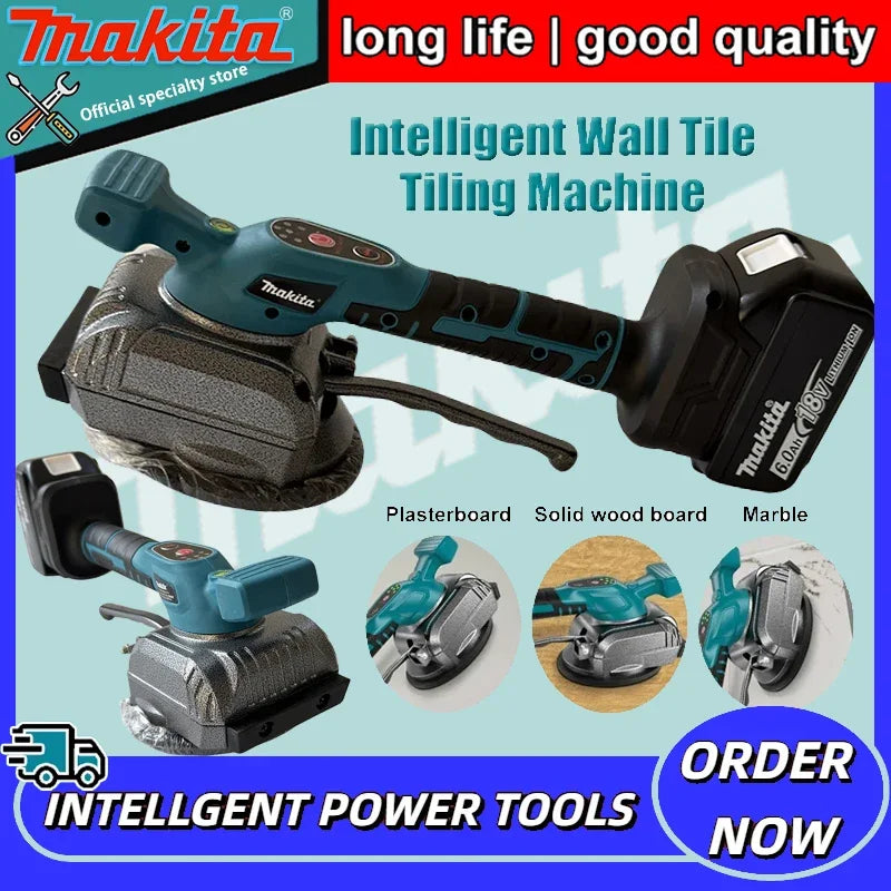 Makita 18V Battery Cordless Tile Intelligent Wall Tile Tiling Machine Tile Vibration Leveling Machine Power Tools