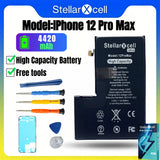 High Cpacity Cell + 7037 TI Ultra Battery Replacement for iPhone StellarXcell11 13mini 15 IP14 Pro Max 12 16 16pro 16promax