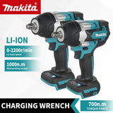 Makita DTW700 18V Brushless Impact Wrench Bare Unit 1/2' Square Drive Cordless Lithium Ion Tool for Repair And Screwdrive