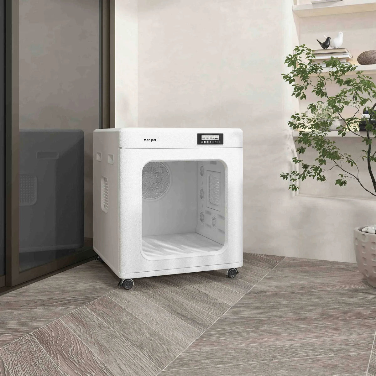 Modern Luxury Eco-Friendly Battery-Powered Dog & Cat Pet Drying Box 200L for Medium/Large Dogs & Cats