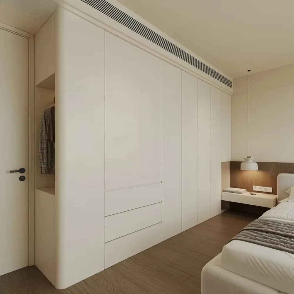 Any Size Custom Honeycomb Aluminum Alloy Multi Storage Bed End Cabinet Bedroom Home Water Moisture Durable Wardrobe Cabinet Stur