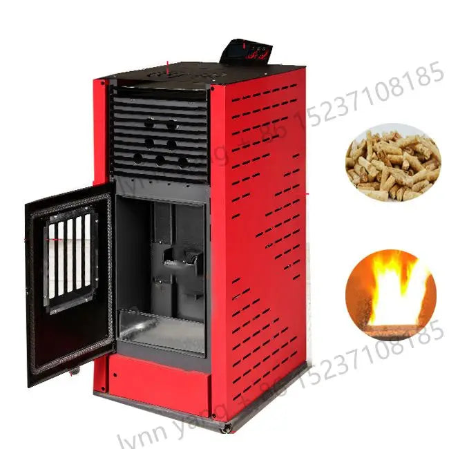 Custom Small Smokeless Charcoal Pellet Heating Stove Engine Saving Burning Pellet Heating Stove Fireplace Pellet Burner Fireplac