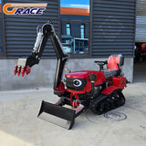 Customize Portable Crawler Tractor With Multi Purpose Auxiliary Tools For Yard