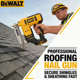 DEWALT 18 Gauge Cordless Nail Gun for DIY & Trim Work: Compact Handheld Design for Easy Maneuverability (No Battery)