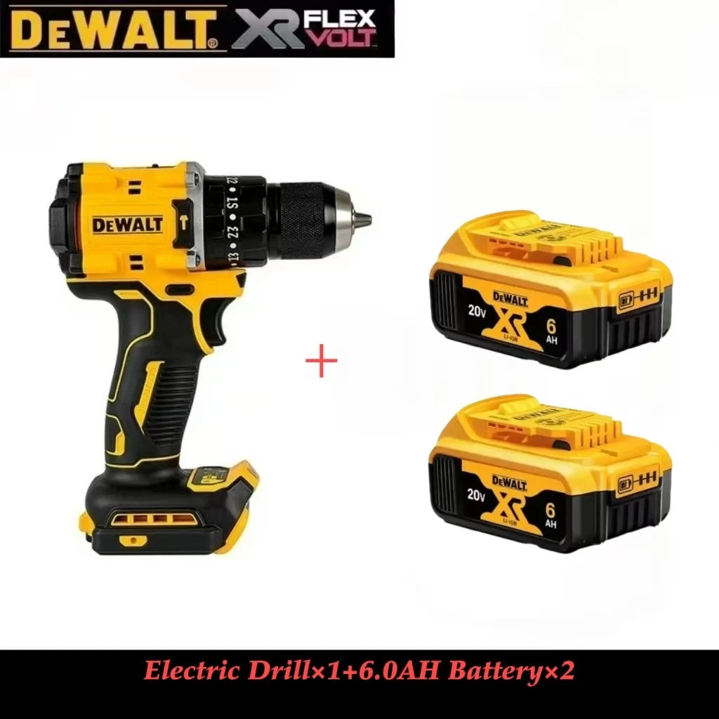 DEWALT DCD805 20V Brushless Cordless Impact Drill Electric Screwdriver 2AH 6AH Li-ion Battery Charger Full Combo Kit