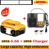 100% Original 20V 5.0Ah MAX Battery Power Tool Replacement for DeWalt DCB184 DCB181 DCB182 DCB200 20V 5A 6A 18Volt 20v Battery.