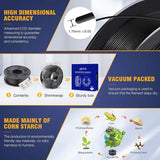 JAYO 20 Rolls 3D PLA Matte/High Speed PLA matte Printer Filament 1.75mm Neatly Wound PLA with Matte Finish Print for 3D Printer