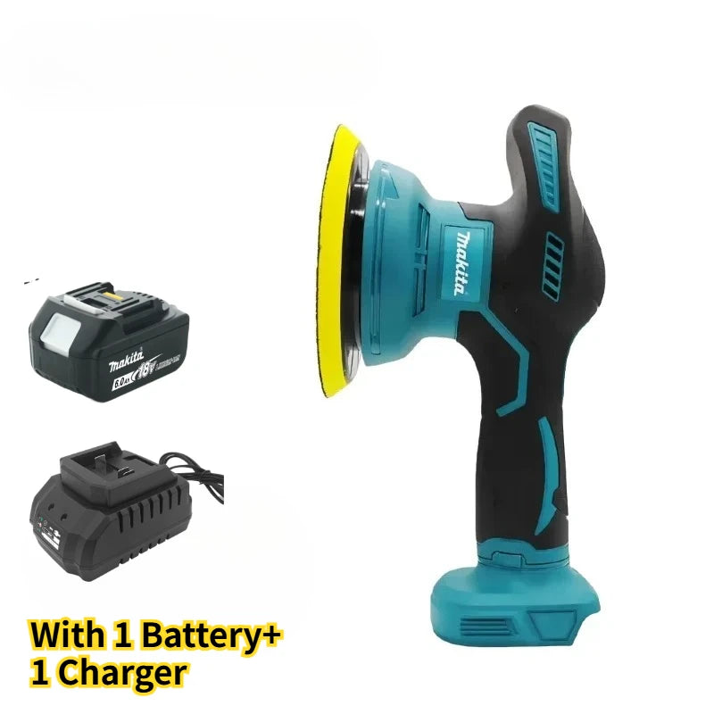 Makita Cordless Polisher 8 Gears Digital Display Electric Polisher Auto Car Waxing Polishing Machine For 18V  Battery