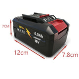 good New 18V 9000mAh Lithium-ion Rechargeable Battery 4511481 for Einhell 18-Volt Power X-Change Cordless Power Tools, Ozito