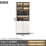 Customized sideboards, high cabinets, light luxury, modern living room storage cabinets, wine cabinets, integrated wall-walled