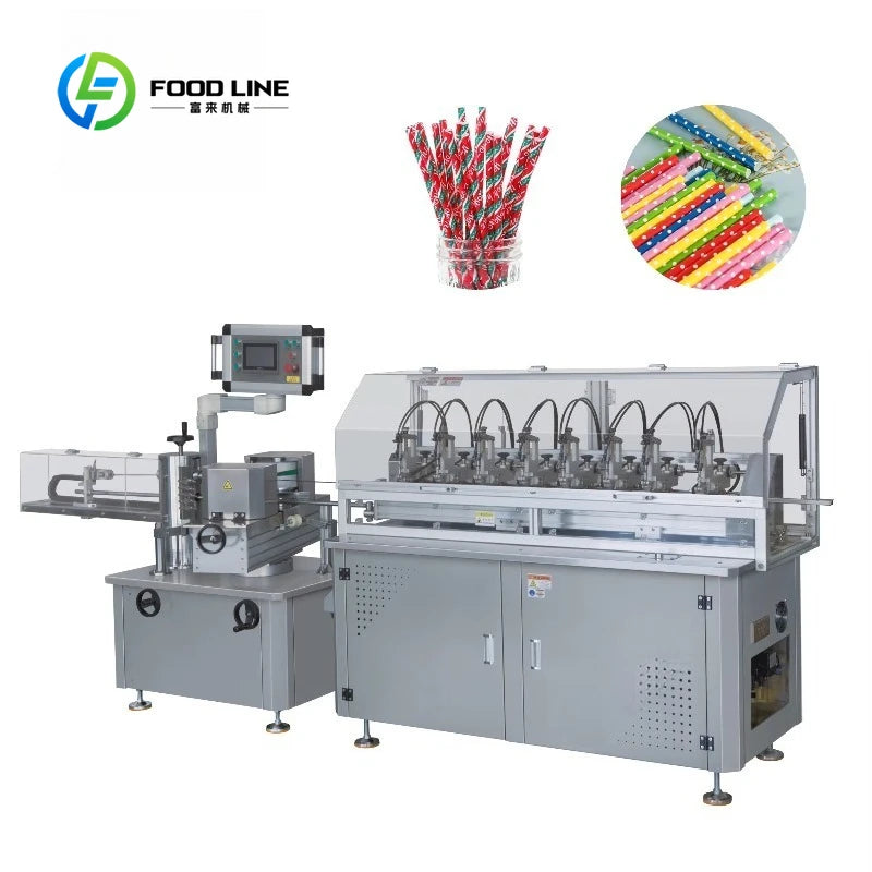 Customized Intelligent Eco Friendly Biodegradable Paper Drinking Straw Making Machine for Green Beverage Industry Production