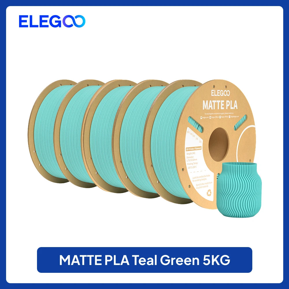 ELEGOO 4KG/5KG/10KG 1.75mm Matte PLA Filament