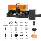 Back Glass Laser for iPhone 8-17 Series, Glue Removal Laser Engraving Seperator, w/Air Purifier&Cell Phone Repair Tool