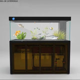 All-in-One AquariumLarge Eco-Friendly Glass Aquarium Fish Tank With Cabinet For Desktop Outdoor Dining Room Available 5W 25W 50W