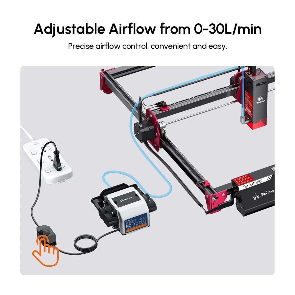 Algolaser DKMK2 10W Powerful Woodworking Laser Cutter Engraver Metal/Wood/Acrylic/Glass CNC Laser Cutting Engraving Machine