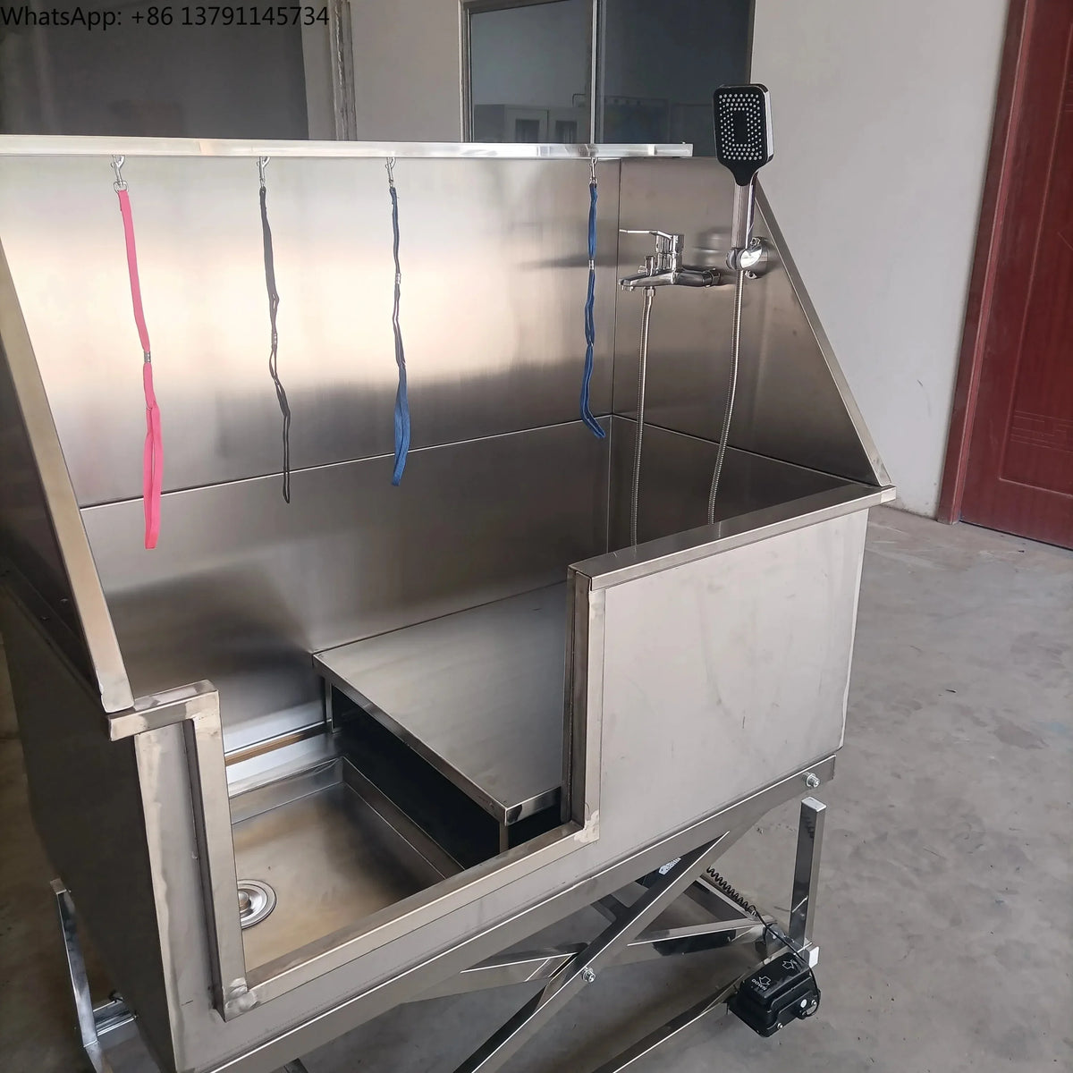 Eco-Friendly Stainless Steel Pet Grooming Tubs Salon Use for Dogs