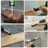 Makita  18V Battery Electric Glass Caulking Gun LED 6 Speed Cordless Silicone Gun Multifunctional DIY Repair Tool