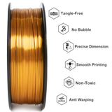 GEEETECH 5Rolls 3D Silk PLA Filament 1Kg/roll 1.75mm Spool Wire For 3D Printer Material,Safety, Vacuum packaging